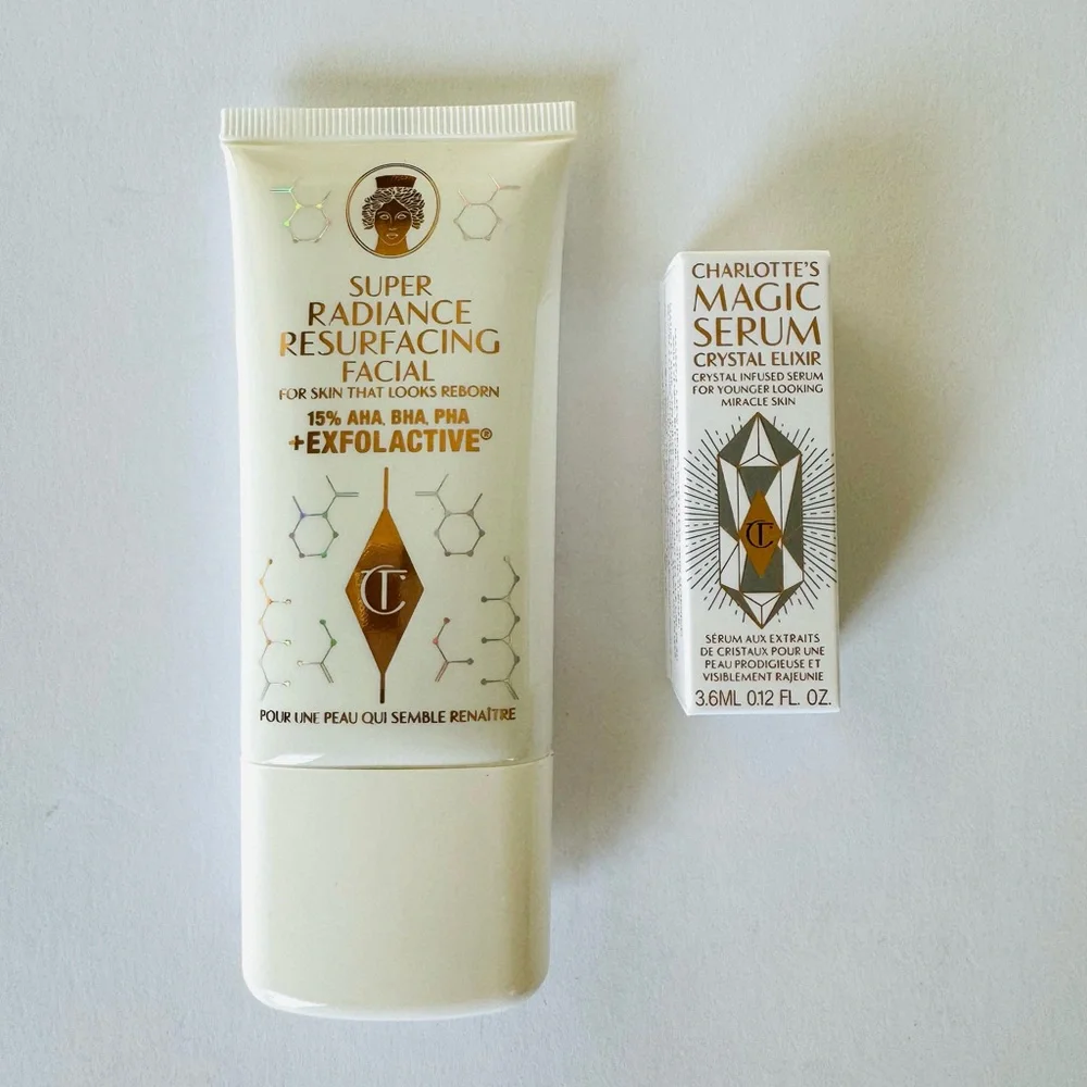 Charlotte Tilbury - SUPER RADIANCE RESURFACING FACIAL + MAGIC SERUM - NWT